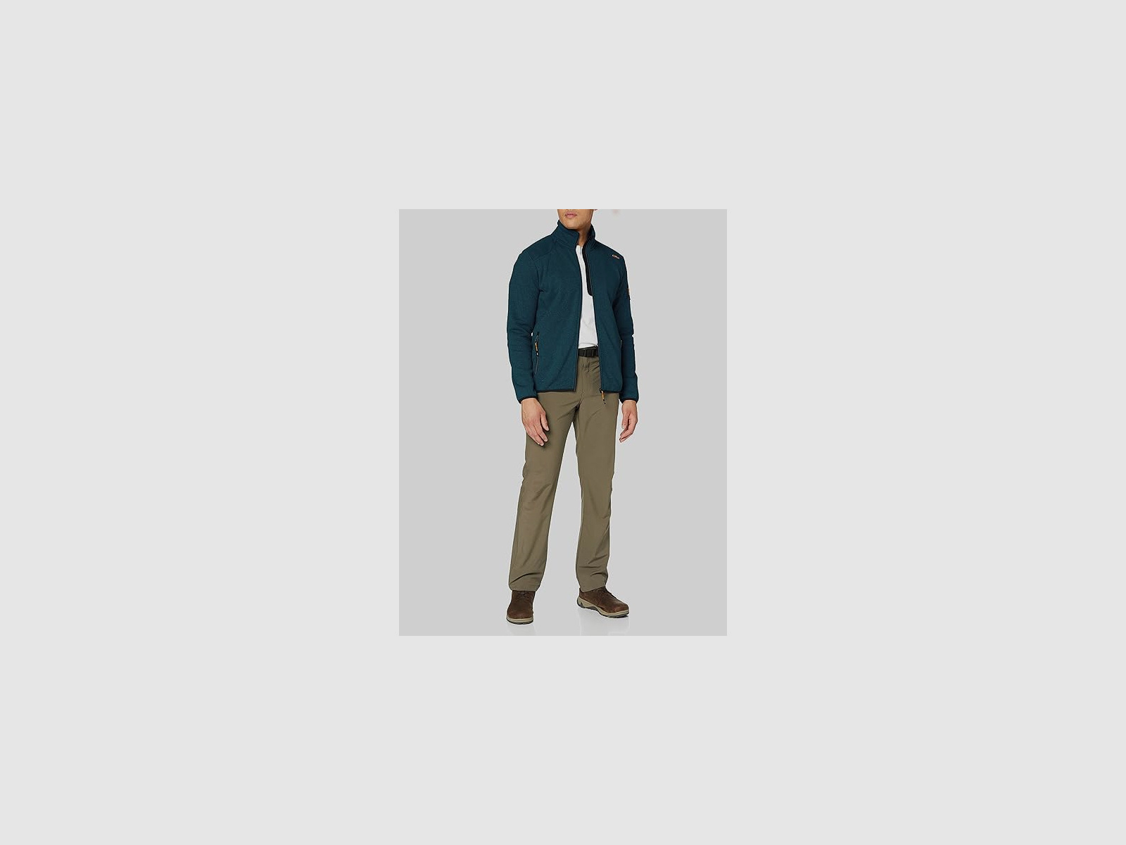 CMP Herren-Fleece Jacquard-Knit-Tech Grün