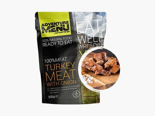 Adventure Menu Putenfleisch mit Zwiebeln