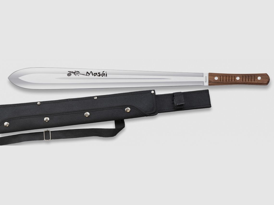 Masai machete with nylon sheath