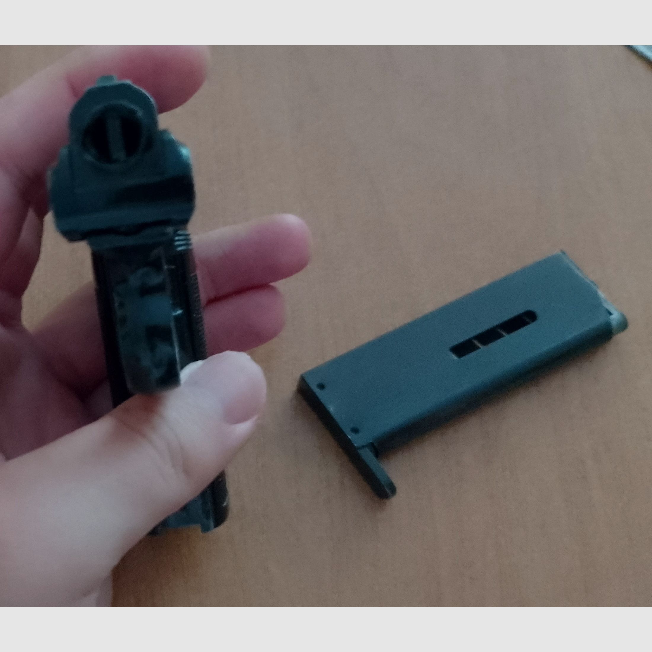 Old Reck blank pistol P6 in caliber 8 mm blank