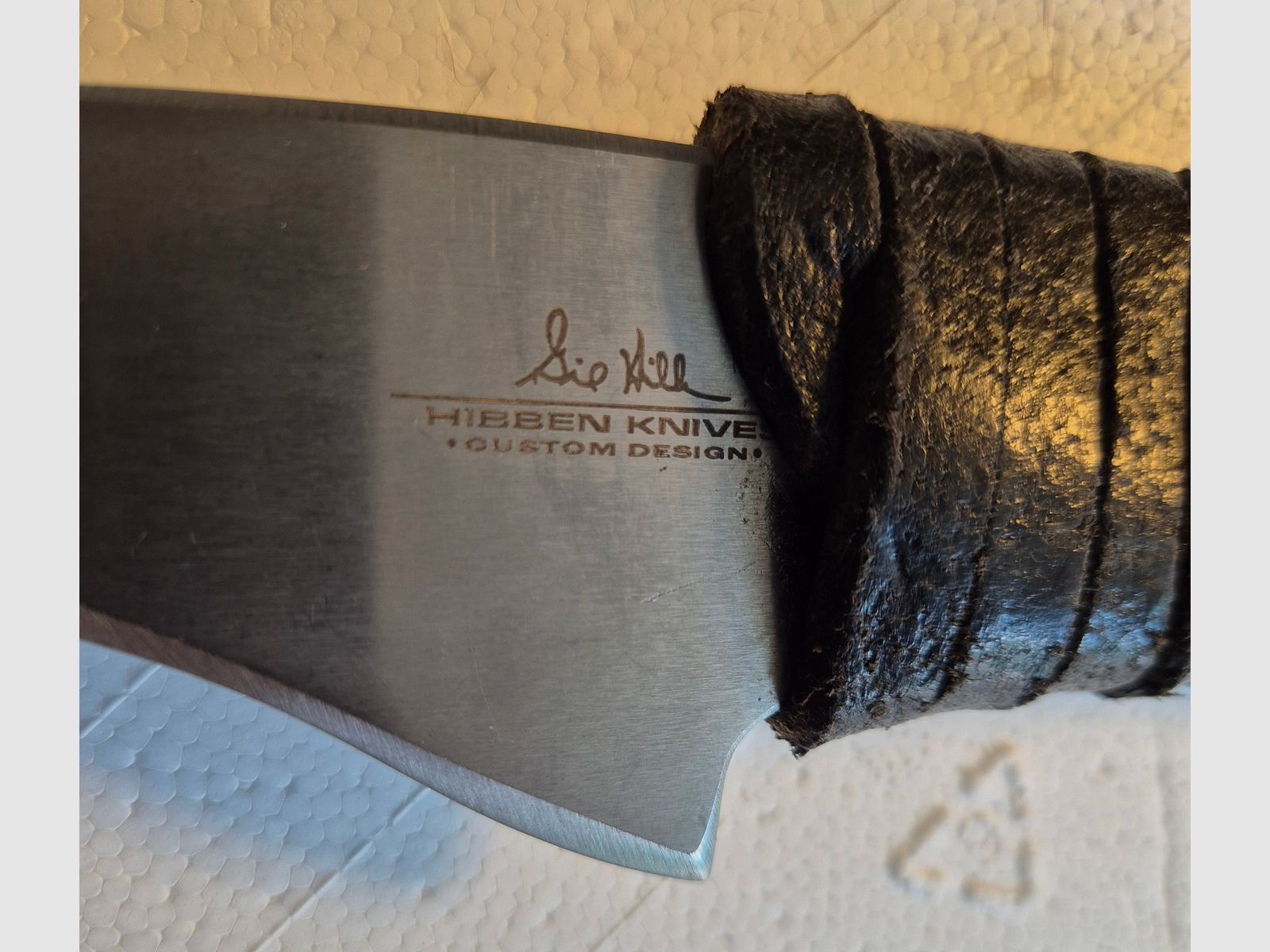 Gil Hibben  warrior throwing axe w/sheath#5004 Custom Design