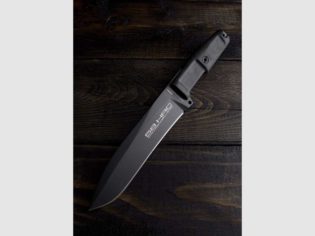 Extrema Ratio Dobermann IV schwarz Feststehendes Messer Böhler N690 Stahl