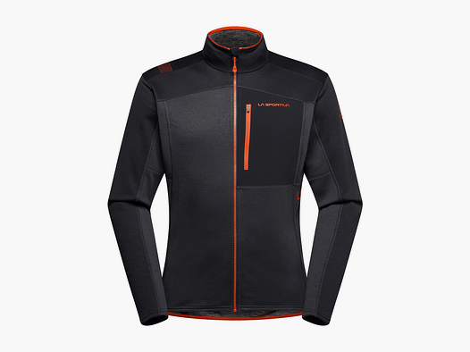 FELPA – LA SPORTIVA – ELEMENTS JKT M Carbon/Cherry Tomato