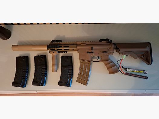 Tippman M4 Recon Shorty Softair S-AEG Desert Tan