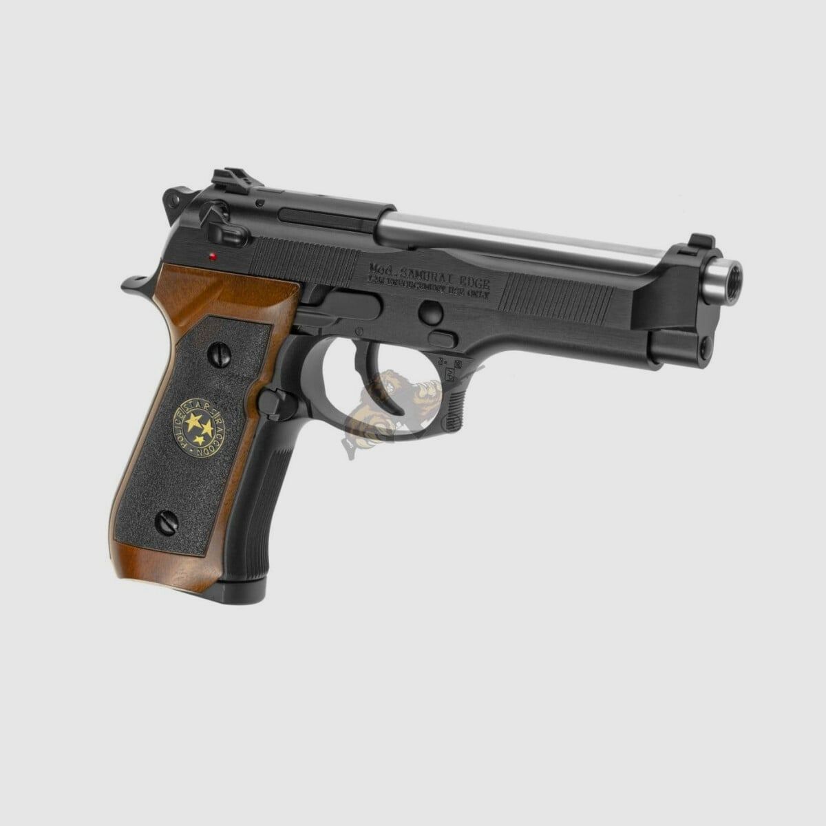 M92 Mod. Samurai Edge GBB CO2 Volledig Metaal (Zwart/Hout) Airsoft -F-