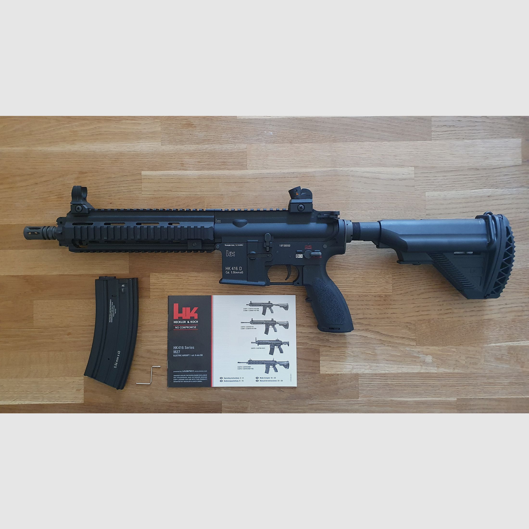 HK 416D CQB Airsoft VFC S-AEG  Top Zustand