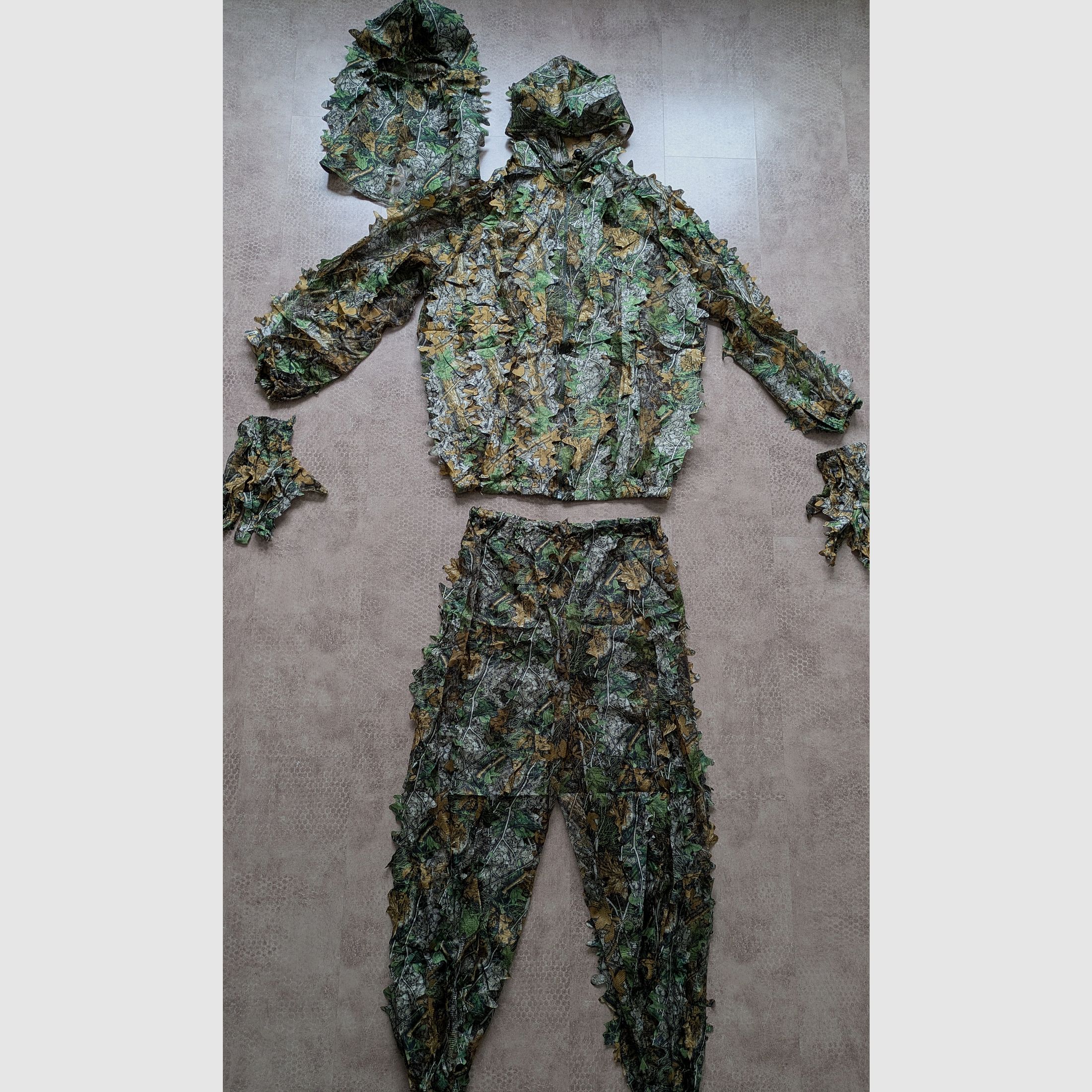 Kombinezon maskujący leśny kompletny Ghillie Suit, zdjęcie 1 z 2