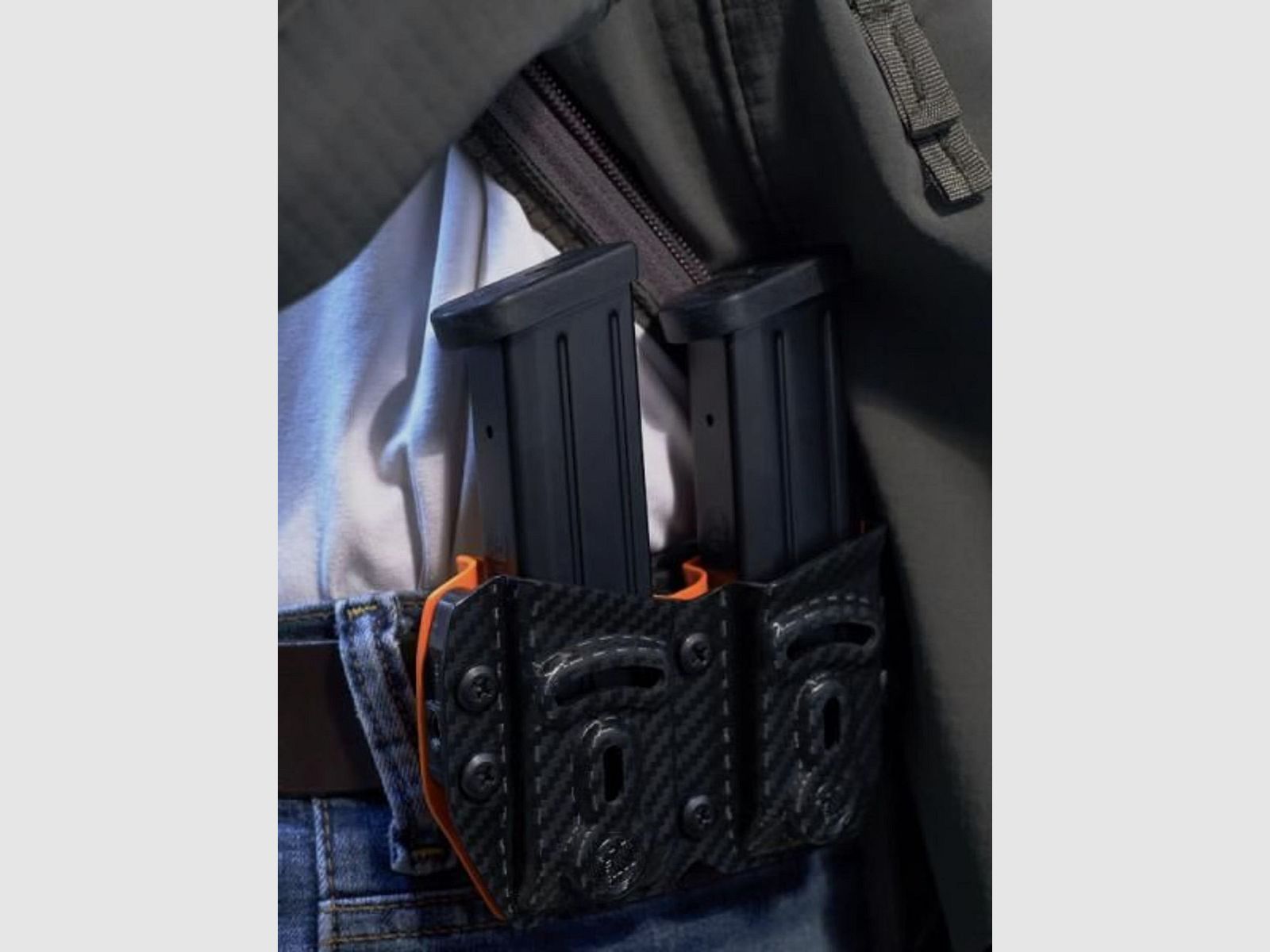 Kydex Multi Magazin Holster, double, verstellbares Universalholster für alle Doppelreihigen Magazine