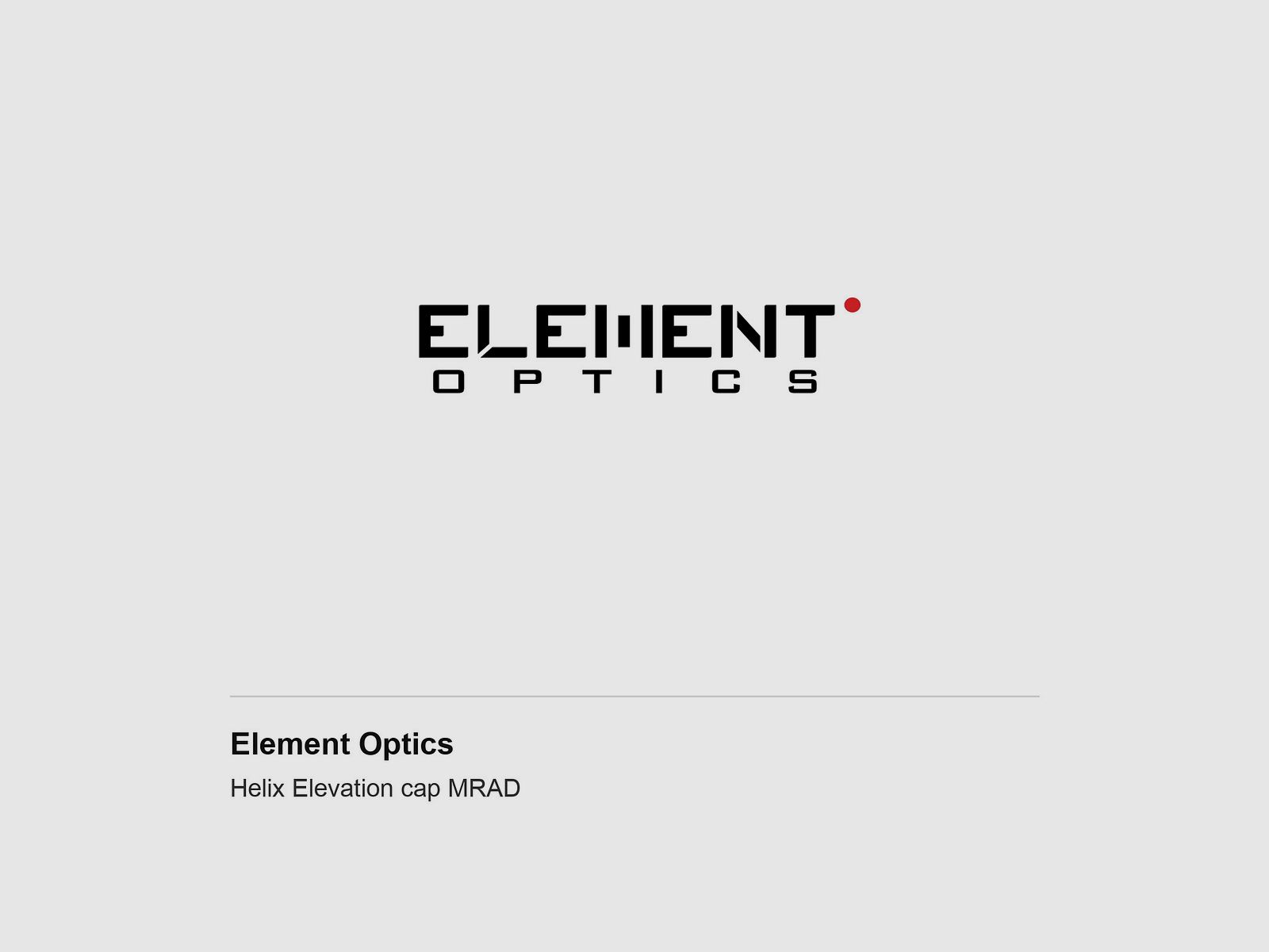 Element Optics Helix Turmkappe