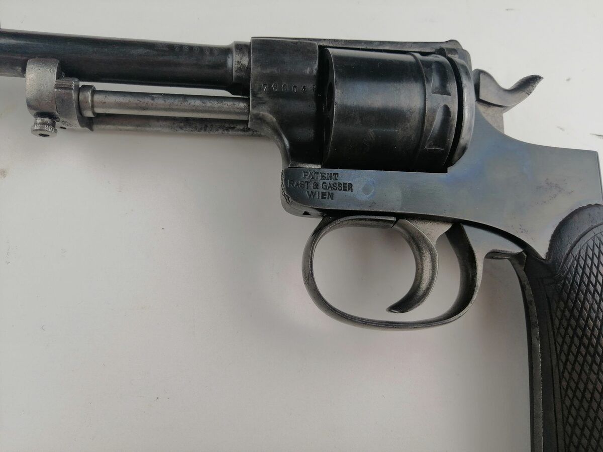 Bellissimo e raro revolver Rast und Gasser Modello 1898 – 8 colpi – Monomatricola – TBE, immagine 2 di 22