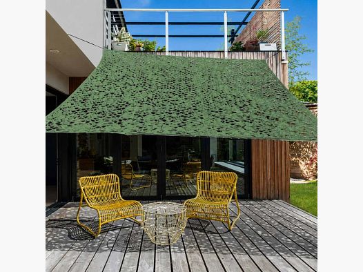 Vela de Sombra Rectangular 2x3m - Verde Camuflaje
