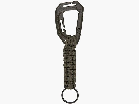 Mil-Tec Mil-Tec Schlüsselanhänger Fallschirmleine mit Karabiner oliv