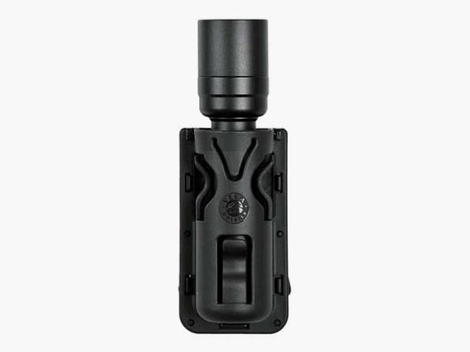 Porte-lampe Polymère Orientable VEGA - Noir - Rotation 360° - Fixation Sécurisée et Pratique