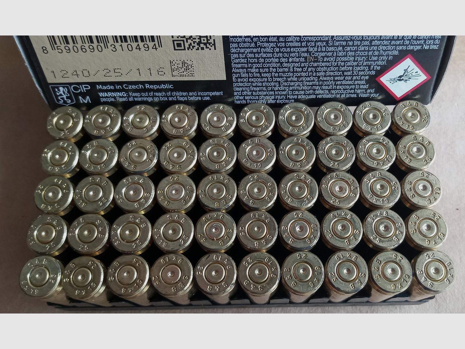 Huls 9mm Luger S&B 9x19 mm °°°°°°°°°°°°°°°°°°°°°°°°°°°°°°