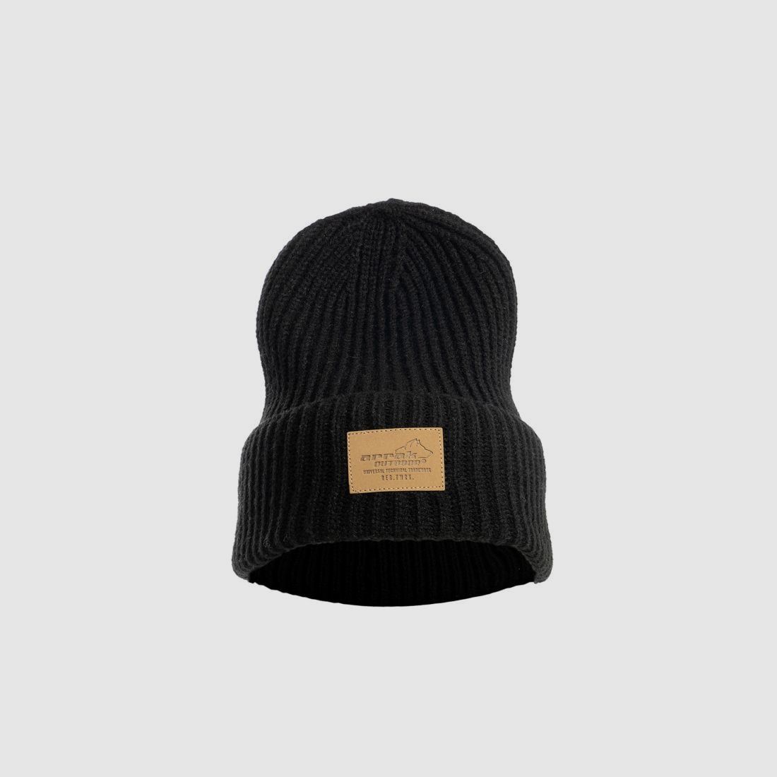Arrak Beanie Chunky Knit Hat Black