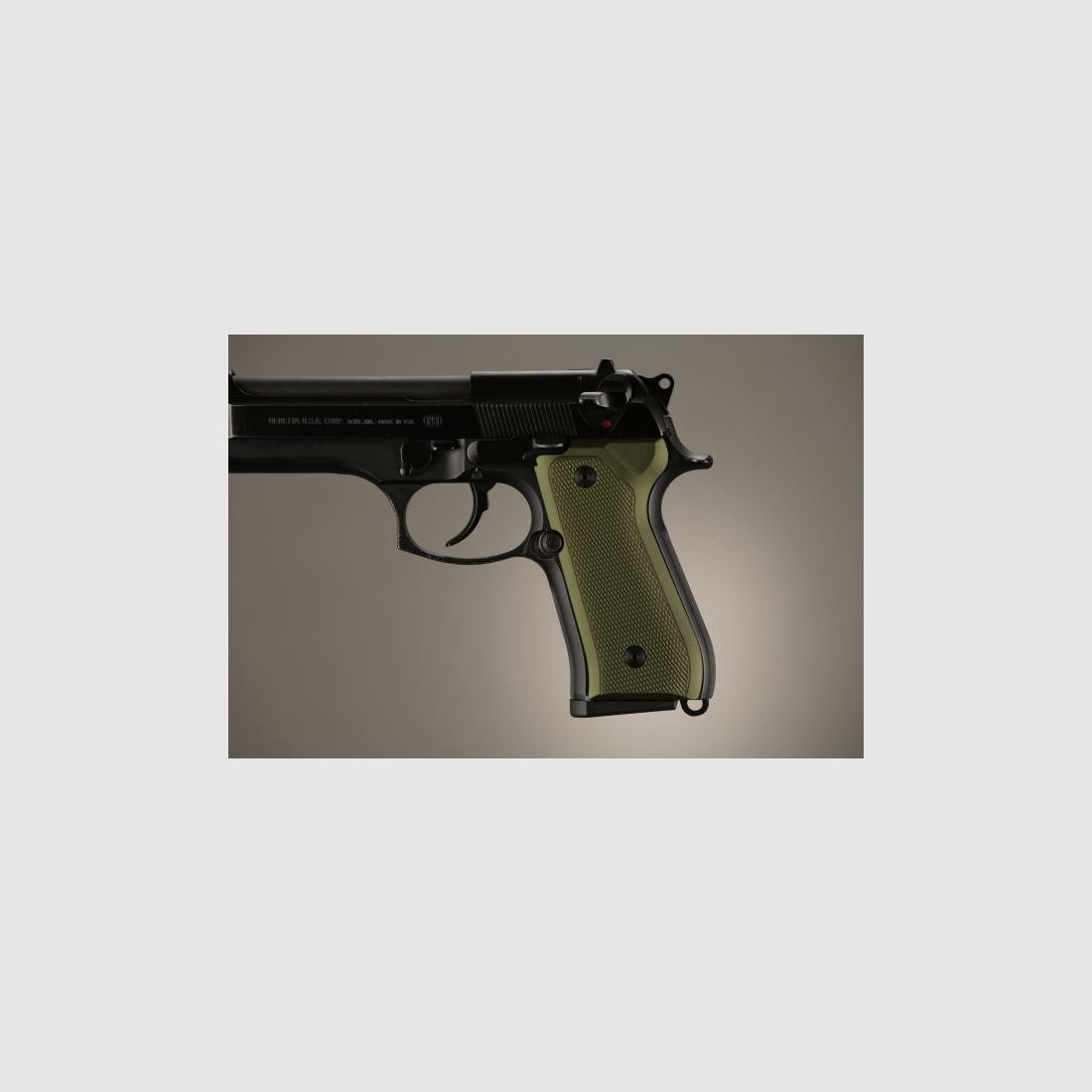 Hogue Checkered Aluminiumgriff Beretta 92, Bild 3 von 4