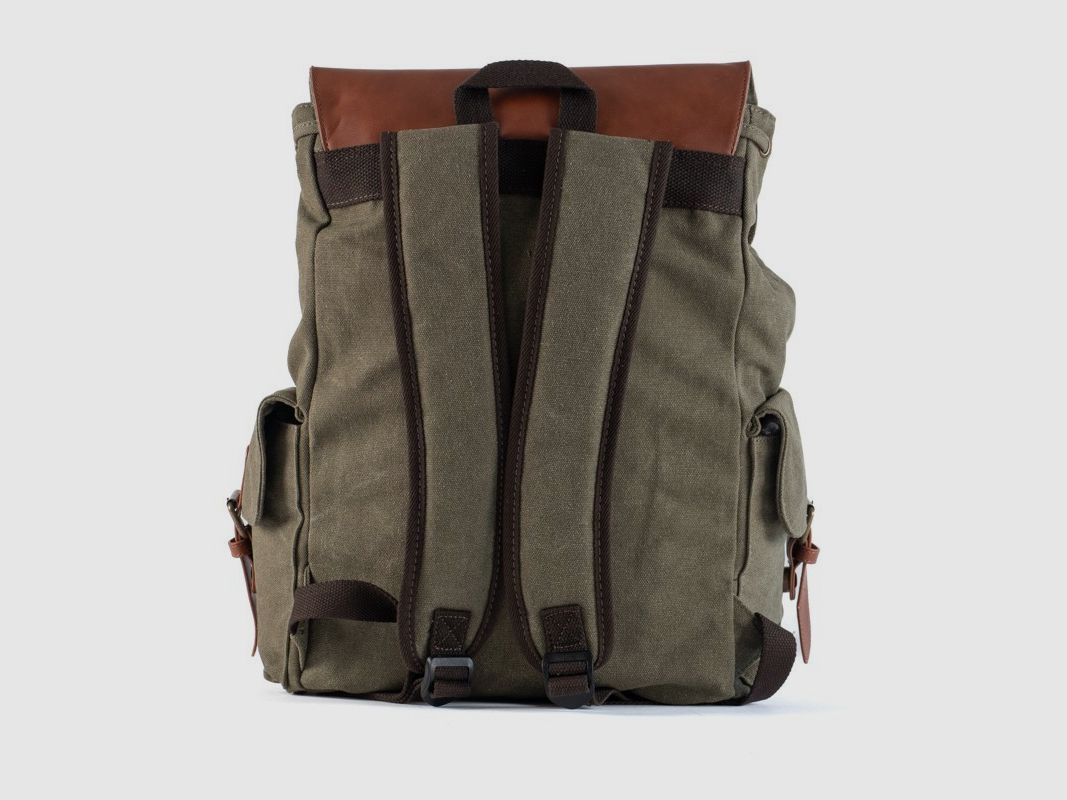 Rucksack aus Canvas und Eco-Leder 20L, Bild 5 von 5