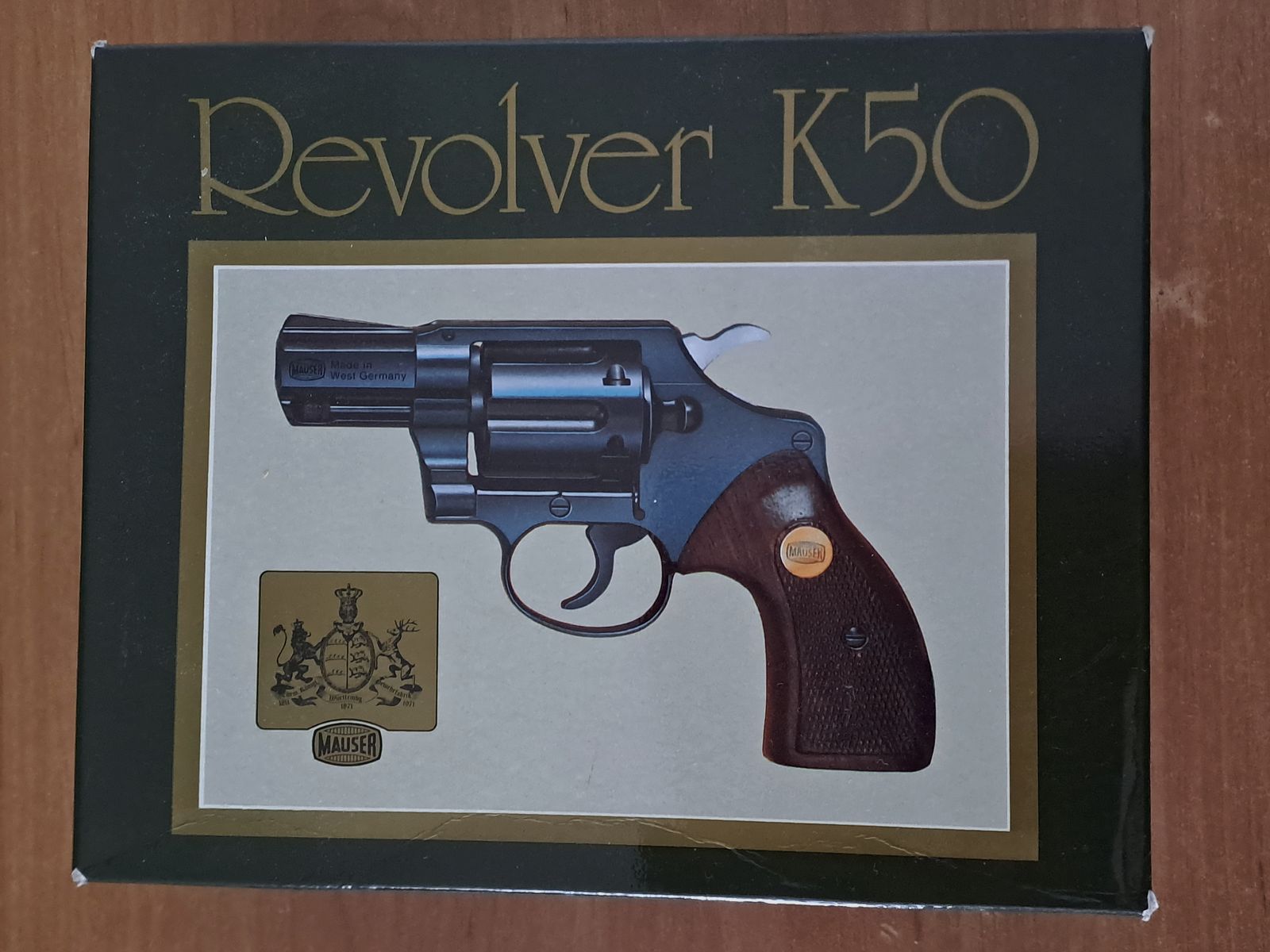 ¡Mauser Mod.K50 cal. .380 knall completo con accesorios!