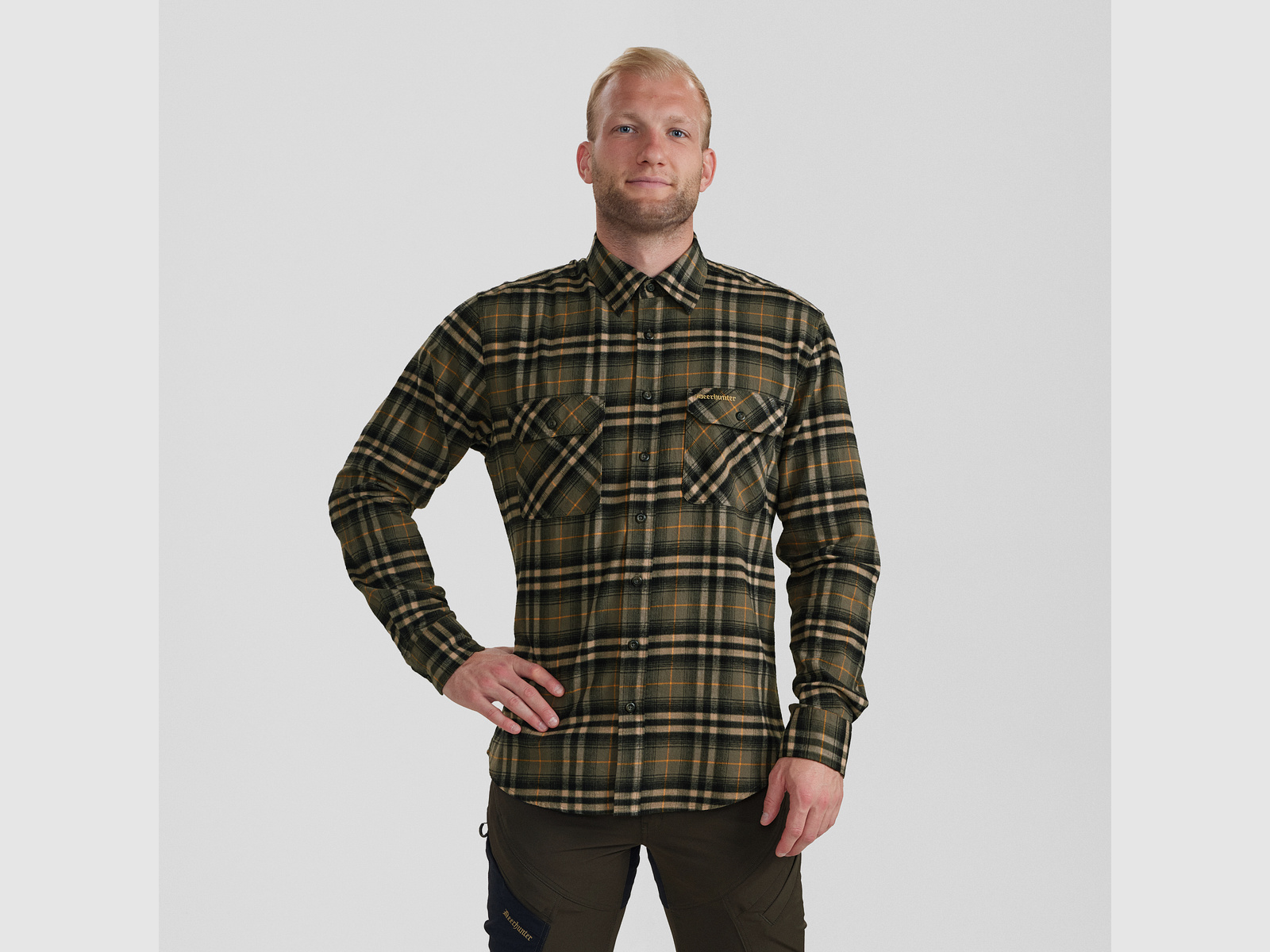 Carson Shirt - Green Check - Men's Size: 45/46