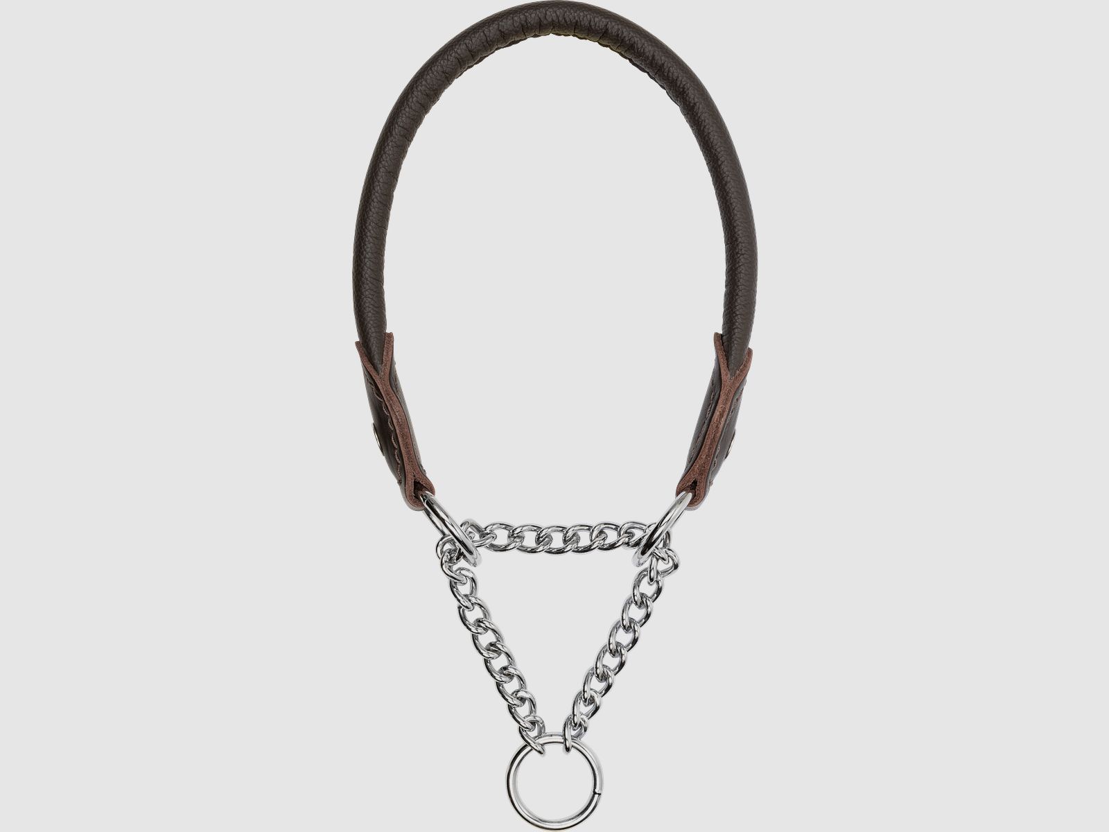 Hundehalsung Leder Braun Braun S