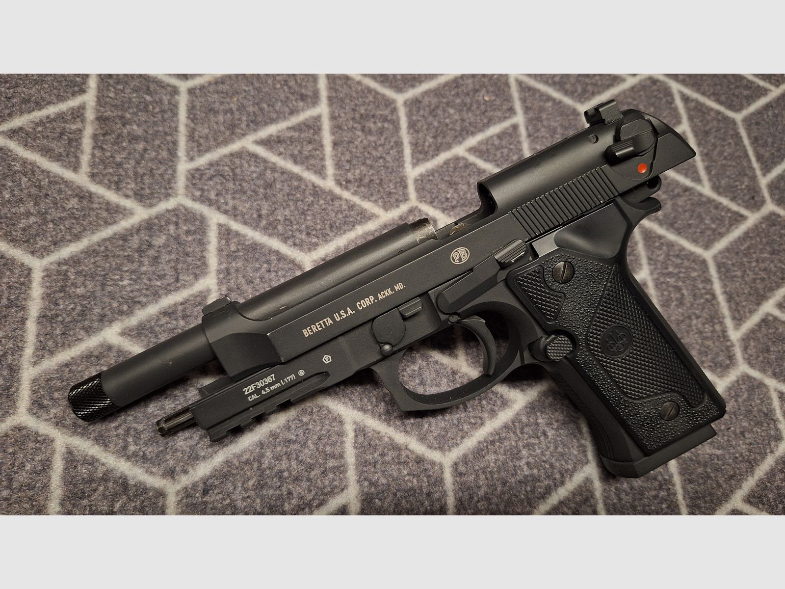 Beretta M9A3 FM CO2 4,5mm BB Blowback schwarz