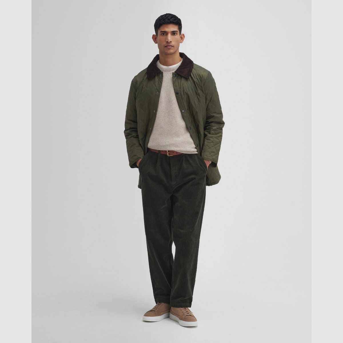 BARBOUR Steppjacke Heritage Liddesdale Olive