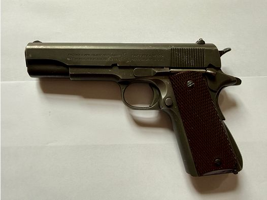 Colt M1911A1 – Armia USA II wojna światowa – 1943 – oryginalny, dopasowany, GHD