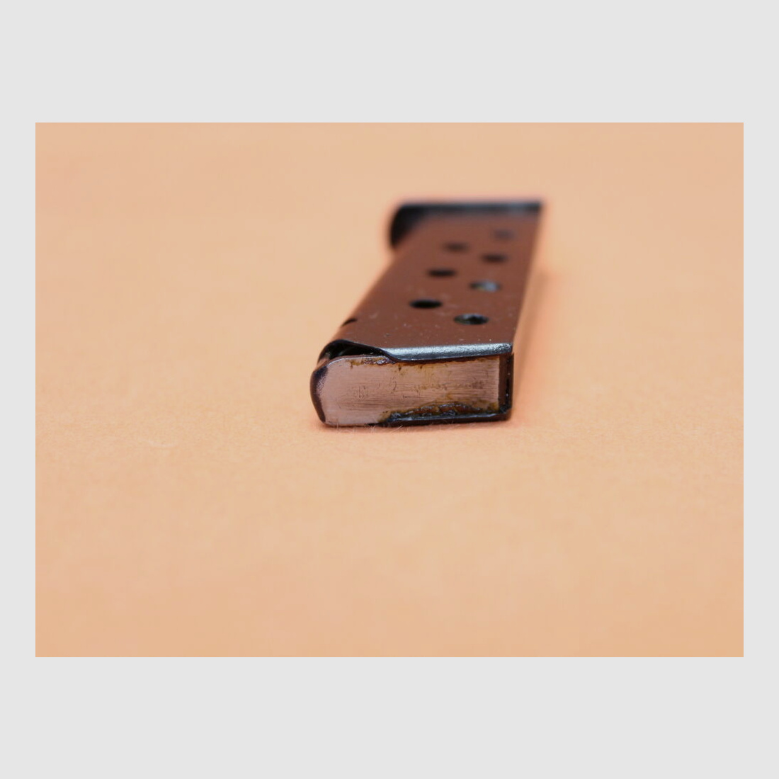 DDR SURPLUS Walther PP: Magazine DDR (without marking) 8-round blued without magazine base 7.65mm Browning