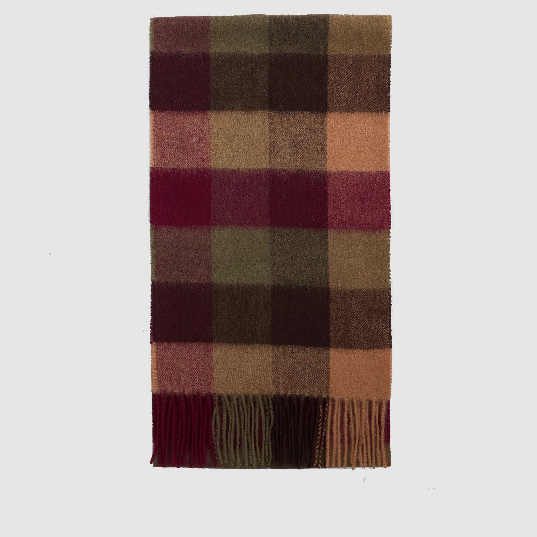 Barbour Large Tattersall Scarf made of Lambswool