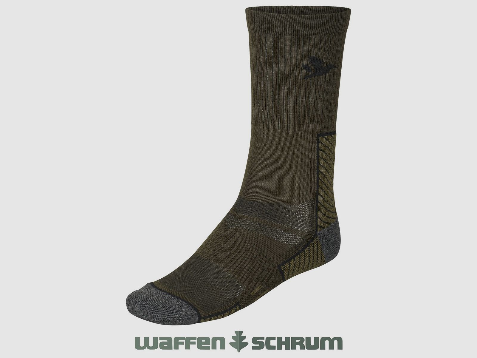 Seeland Socke Field Merino pack de 2 vert pin / olive militaire