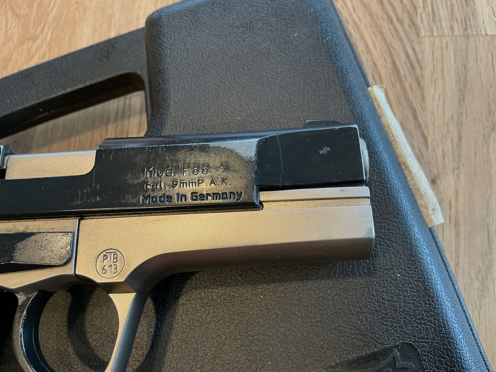 Walther P88-9 Compact 9mm PAK, defekt als Ersatzteil