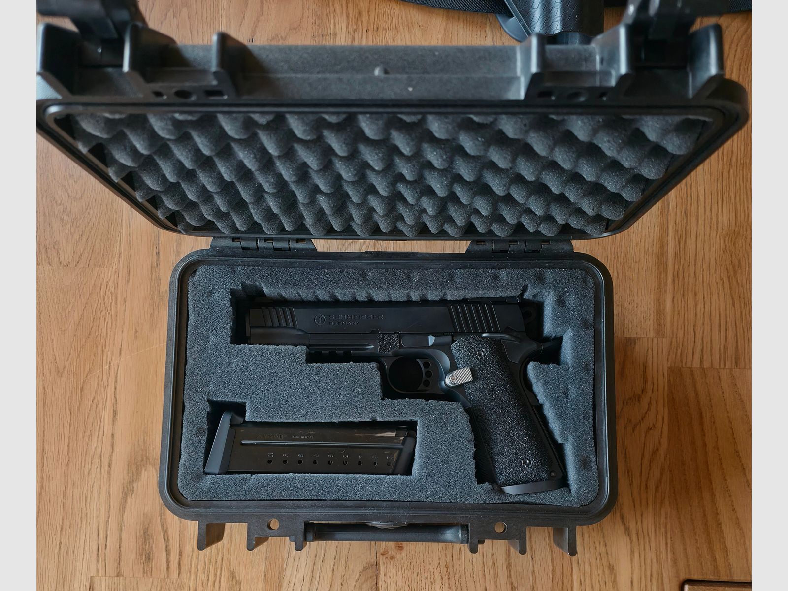 Schmeisser 1911 Hugo 5" 9mm – Paquete completo: BDMP y listo para caza – Estado excelente, imagen 3 de 6