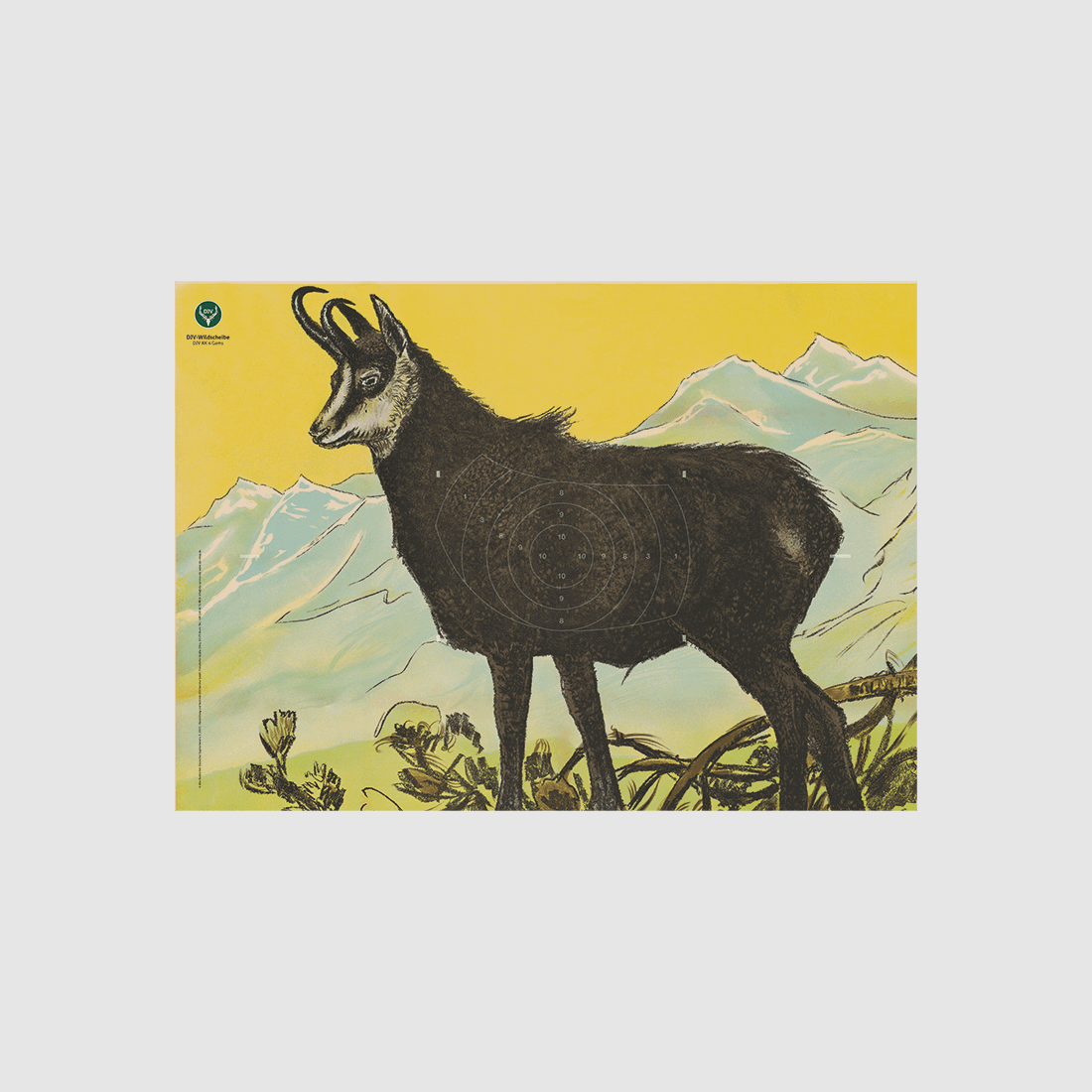 DJV Small Caliber Target No. 4 (Chamois)