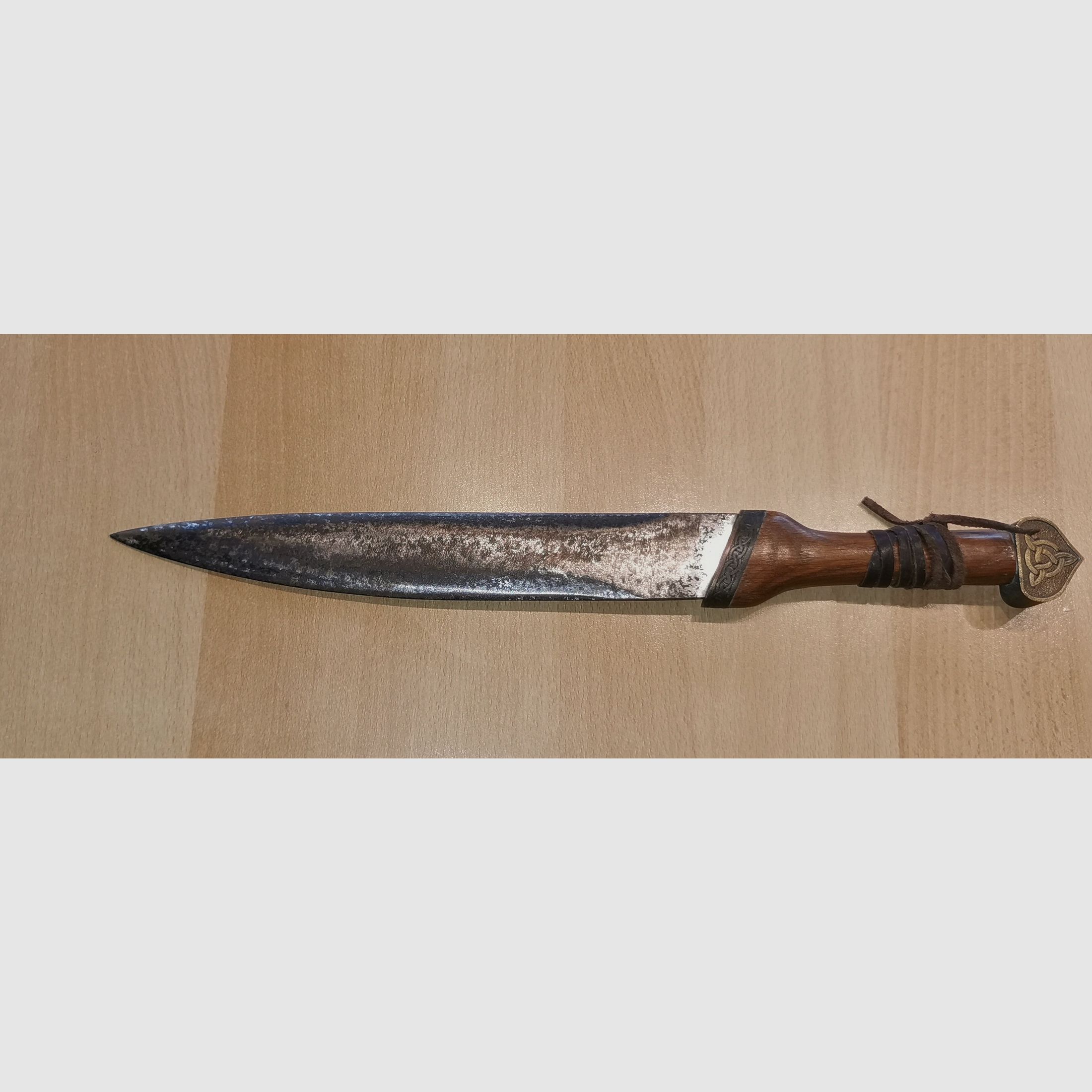 (VERSAND DEUTSCHLAND INKLUSIVE) Skramasax/Sächsisches Sax Messer mit Scheide