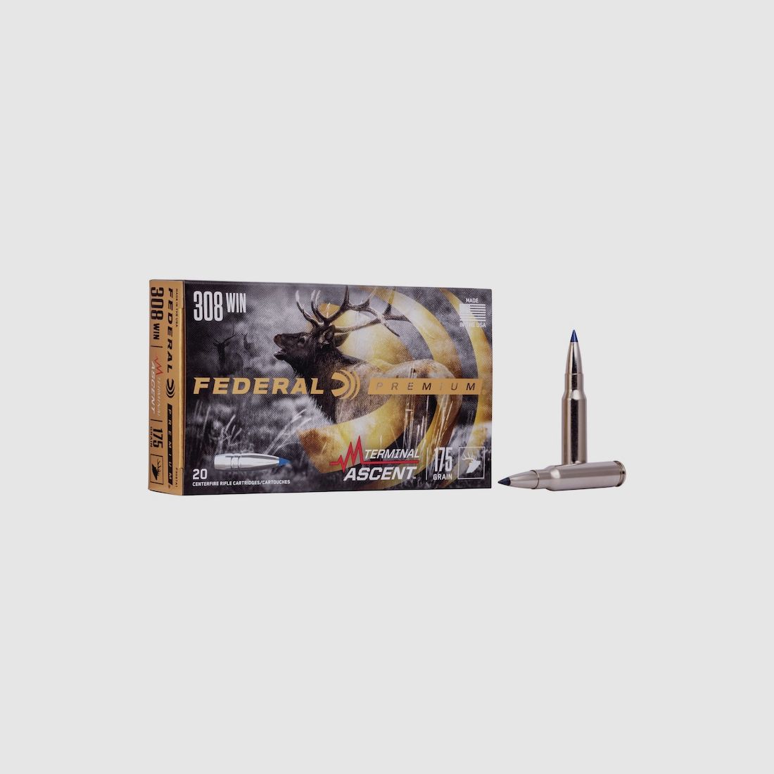 Federal Premium Terminal Ascent .308 Win. 175GR 20 Patronen