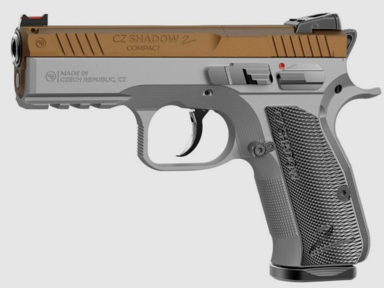 SHADOW 2 COMPACT INDUSTRIAL GOLD OR 9X19, immagine 2 di 12