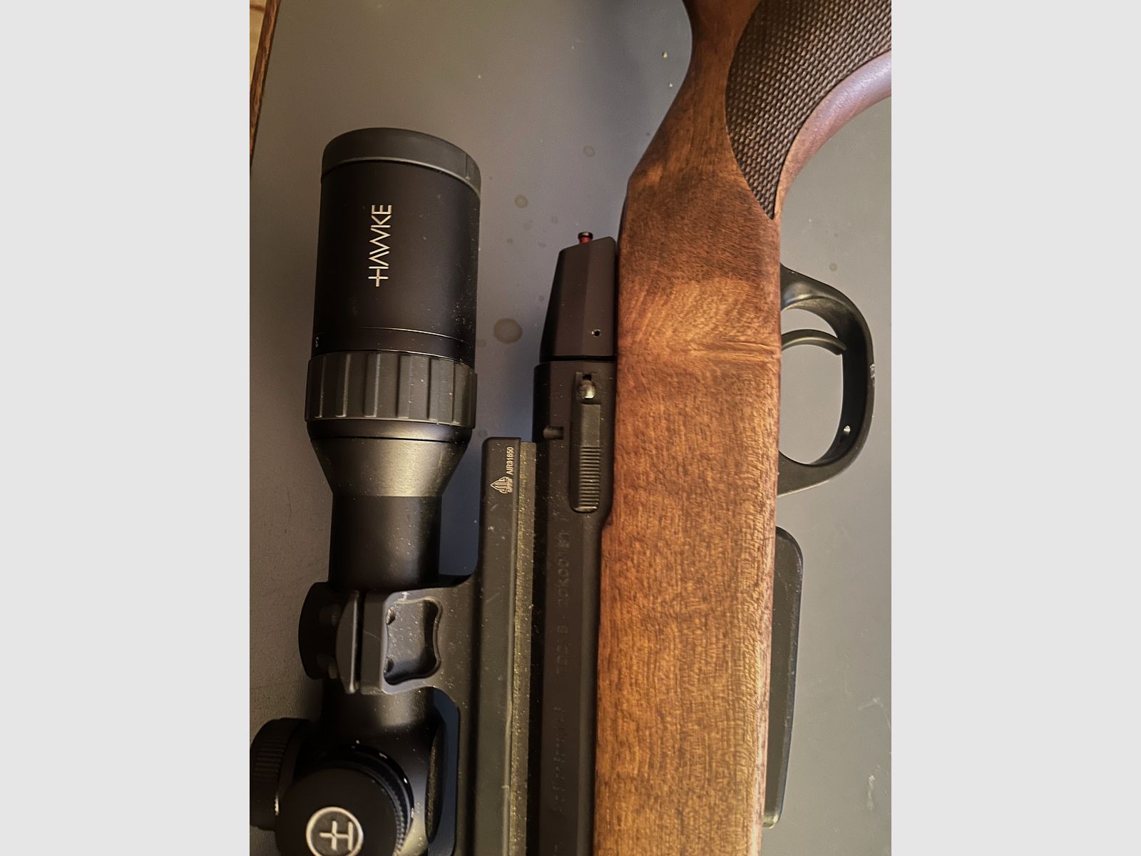 Brenner BR20 Holzschaft Kal, 308 mit HAWKE ENDURANCE 3-12*56. LA 4, Mündungsgewinde 2 x MAGAZIN