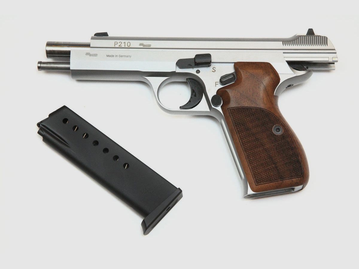 Sig Sauer P210 SILVER LEGEND, Bild 4 von 7