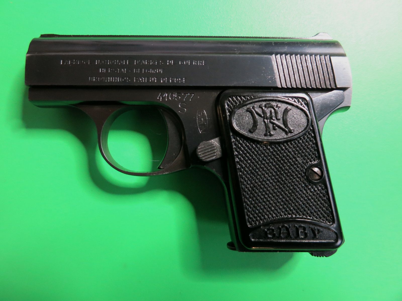 FN Herstal Browning Taschenpistole FN Baby Browning (Vest Pocket), Kal. 6,35 mm, FN 1906, VP .25     #74