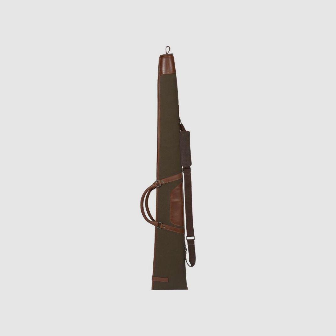 Härkila Retrieve Flintenfutteral aus Canvas/Leder Warm olive 135 cm