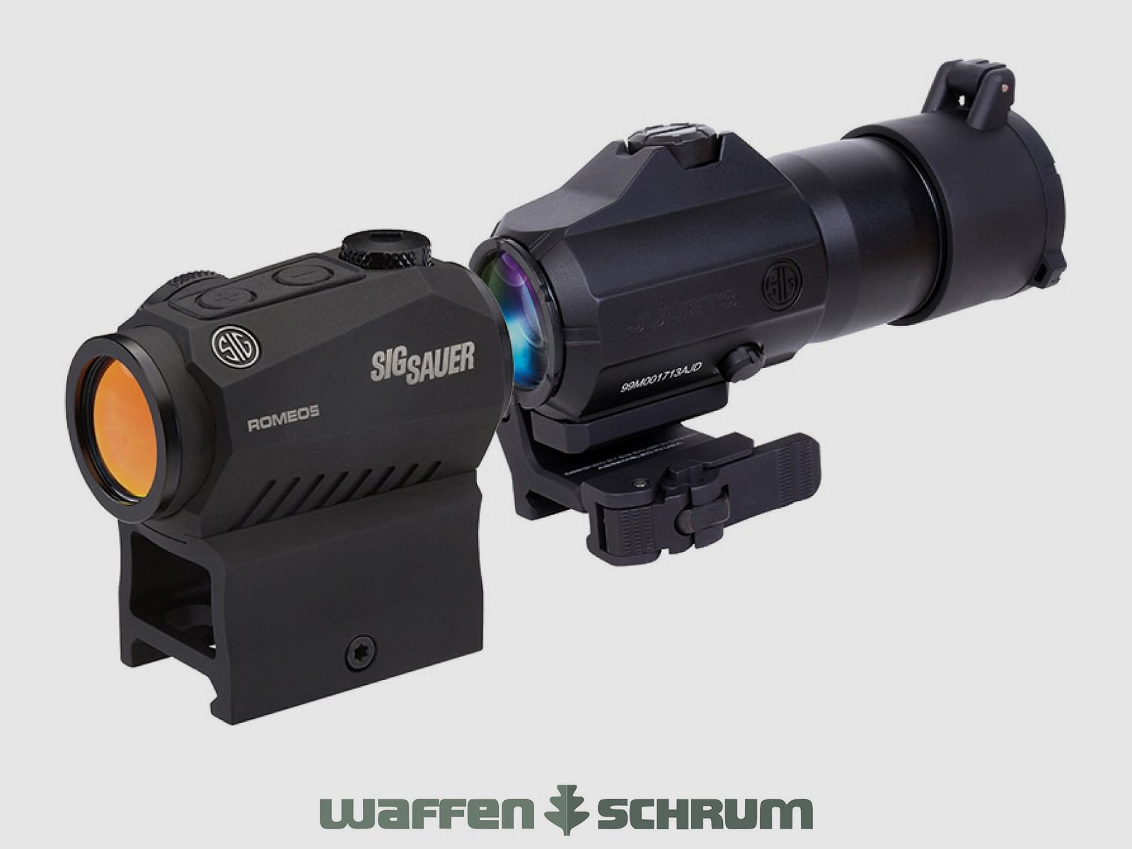 SIG-Sauer ROMEO5 + JULIET3 Magnifier Set 2 MOA - 3x24mm