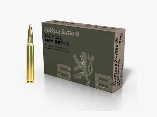 S&B Training FMJ .30-06 Spr. 9.7g (M1 Garand)