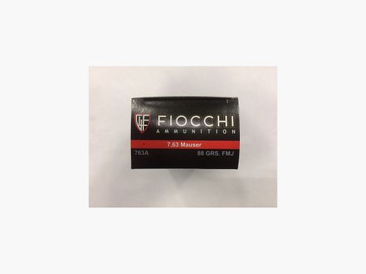 FIOCCHI PATRONEN 7,63MAUSER 88 GR