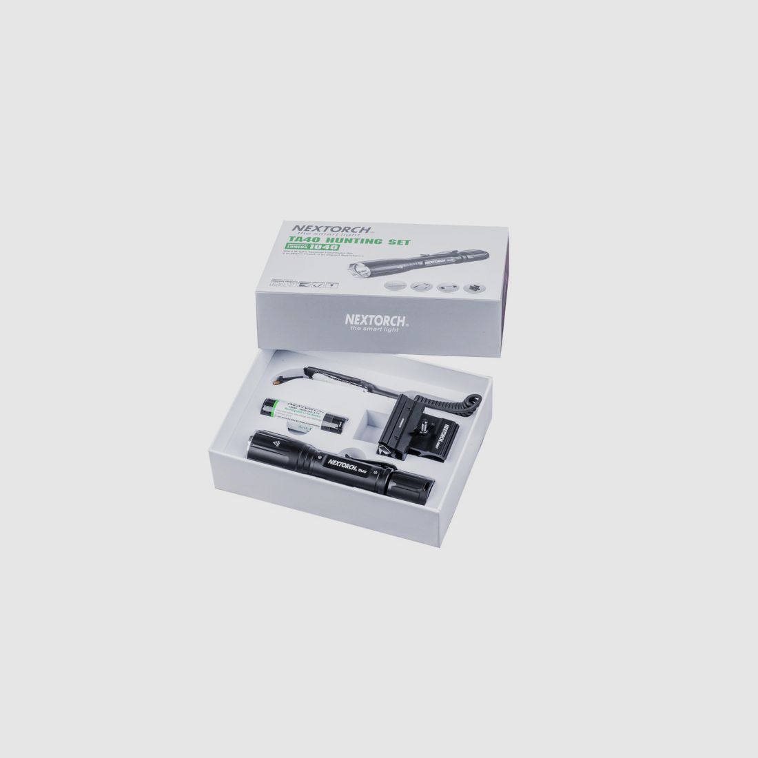 NEXTORCH Taktisches TA40 Set 1040 Lumen LED Taschenlampe mit Zubehör