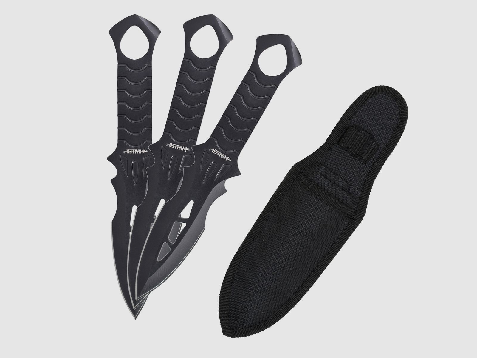 Throwing knife 3-piece set with nylon case