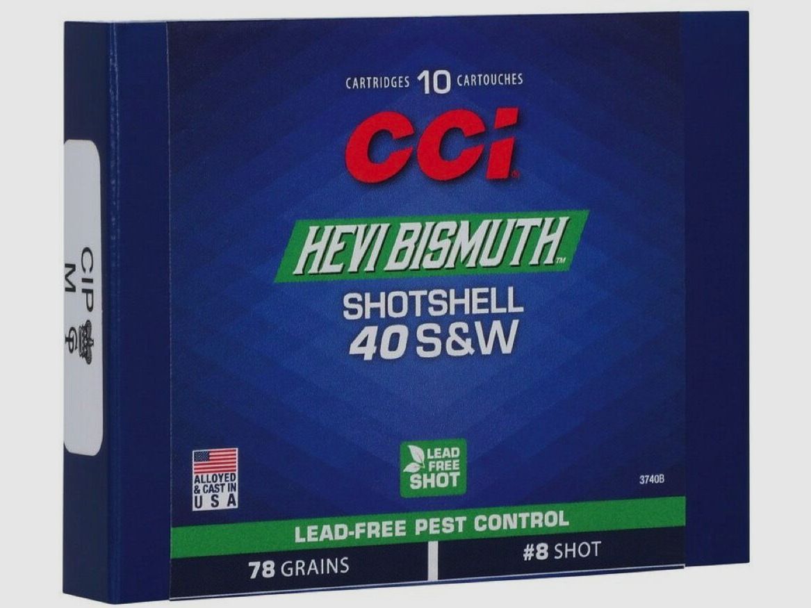 CCI Shotshell Bism. 88grs Nr9 10St .40S&W