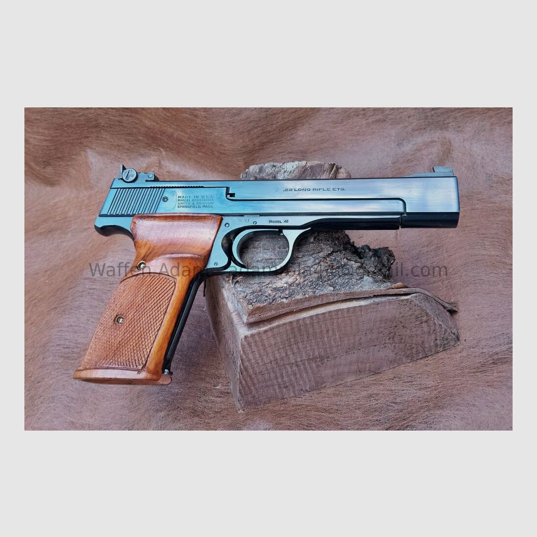 Smith & Wesson Modell 41, 5 1/2 ", Sport Pistole 1977