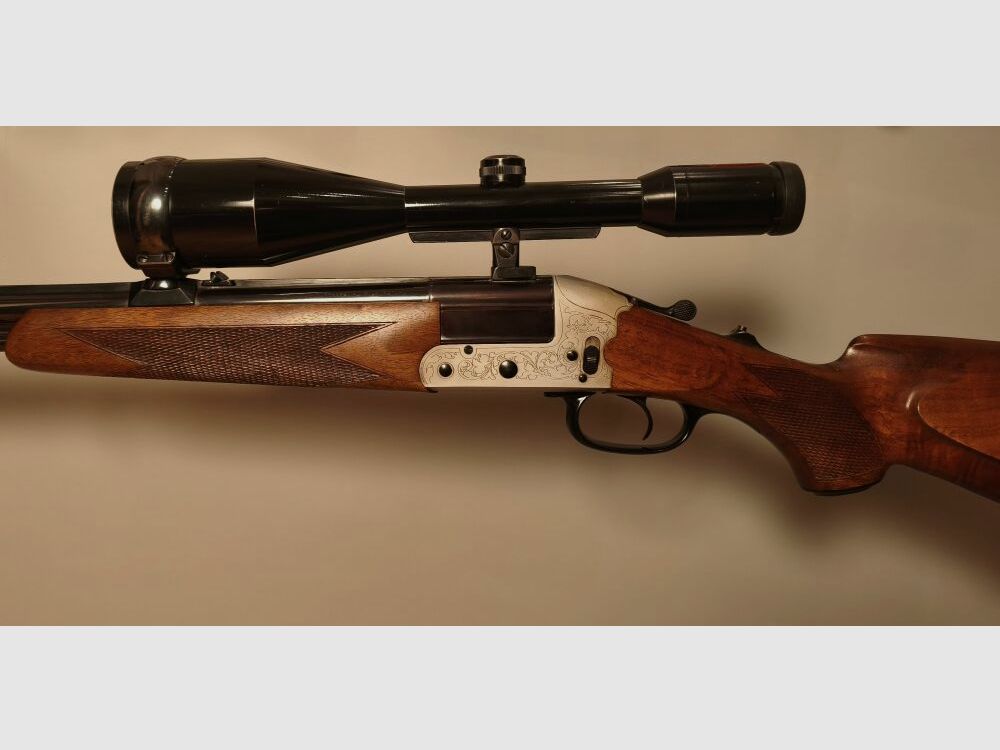 Heym 22S BBF Bockbüchsflinte mit Swarovski 8x56 Zielfernro .222RemMag;16/70