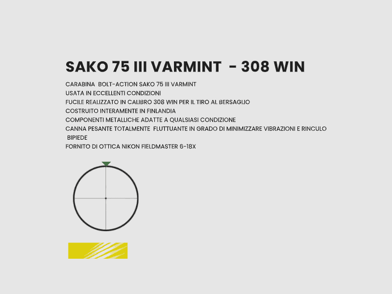 SAKO III 308 WIN Rifle, image 2 of 5