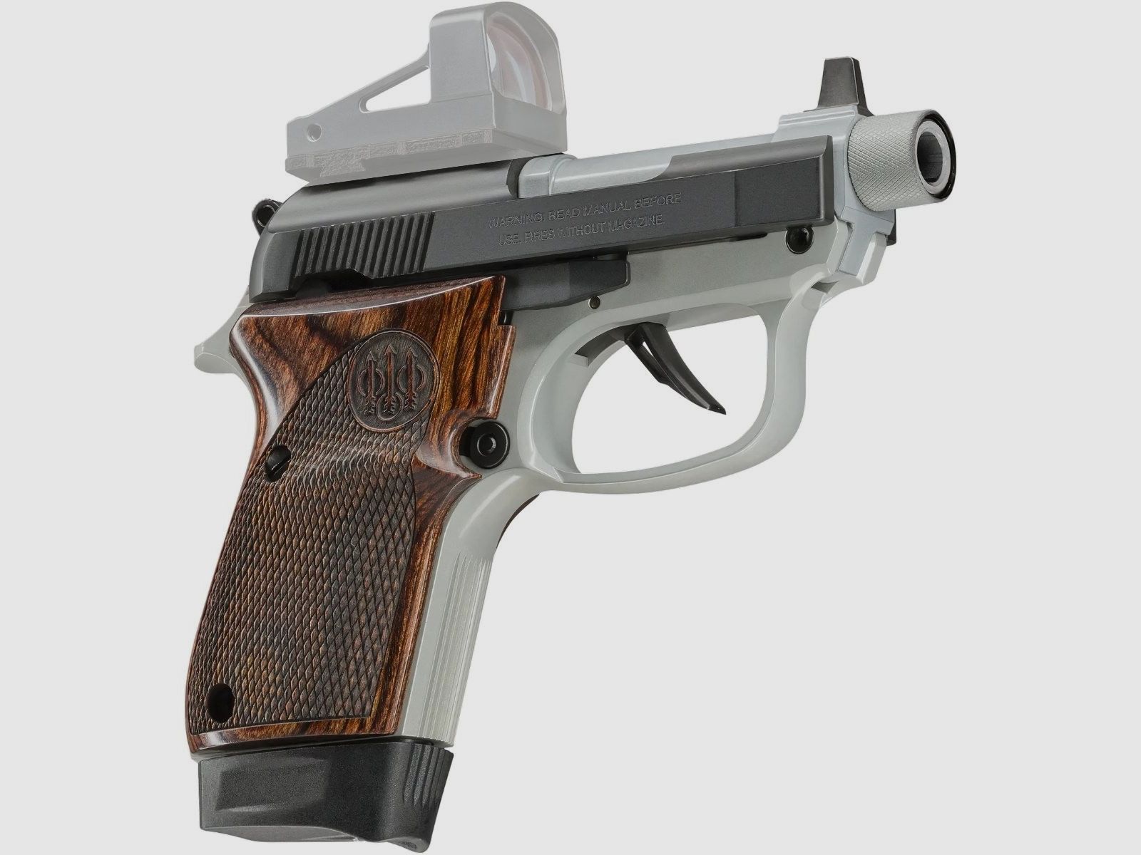 Beretta 30X Tomcat Inox,Black/Wood Grips MT, Bild 5 von 11